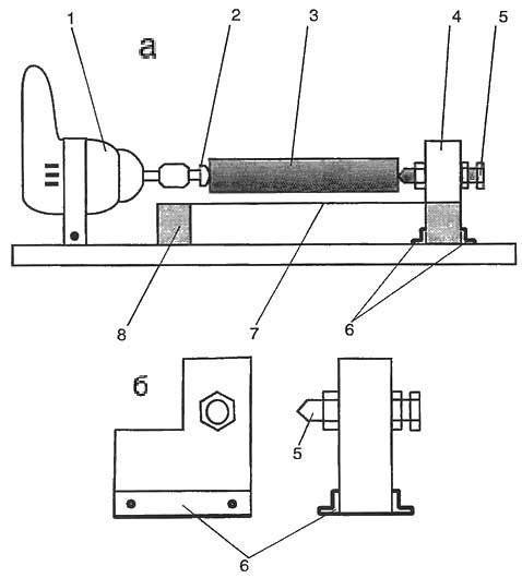 Токарный станок по дереву своими руками чертежи из дрели своими руками