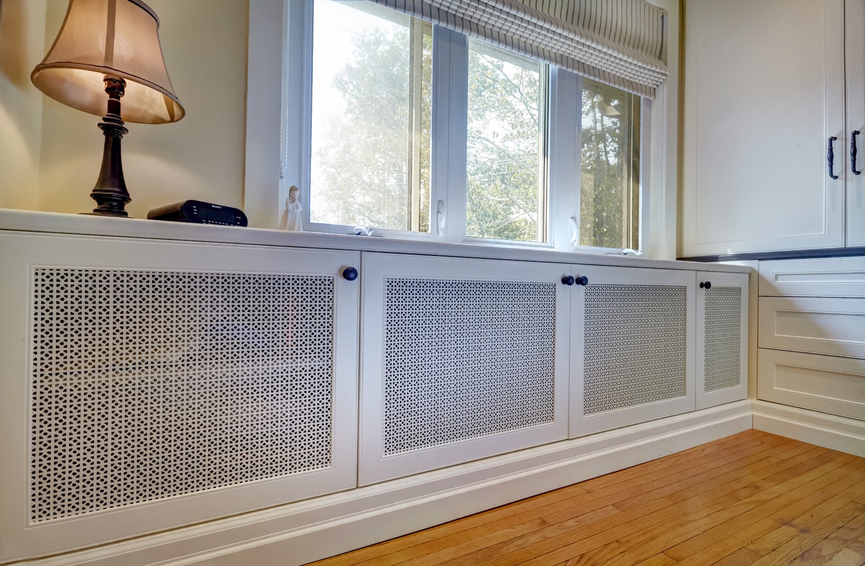Эффективный экран для радиатора отопления: дизайн, физика, конструкция