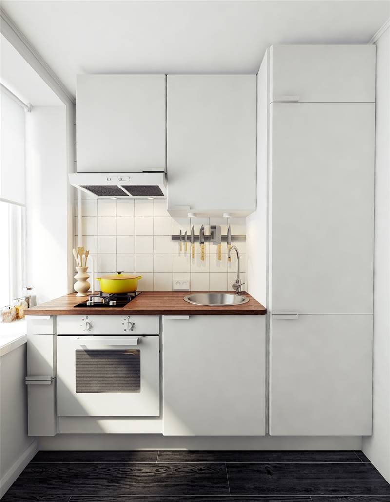 Дизайн маленькой кухни - 100 фото идей оформления интерьеров небольшой кухни