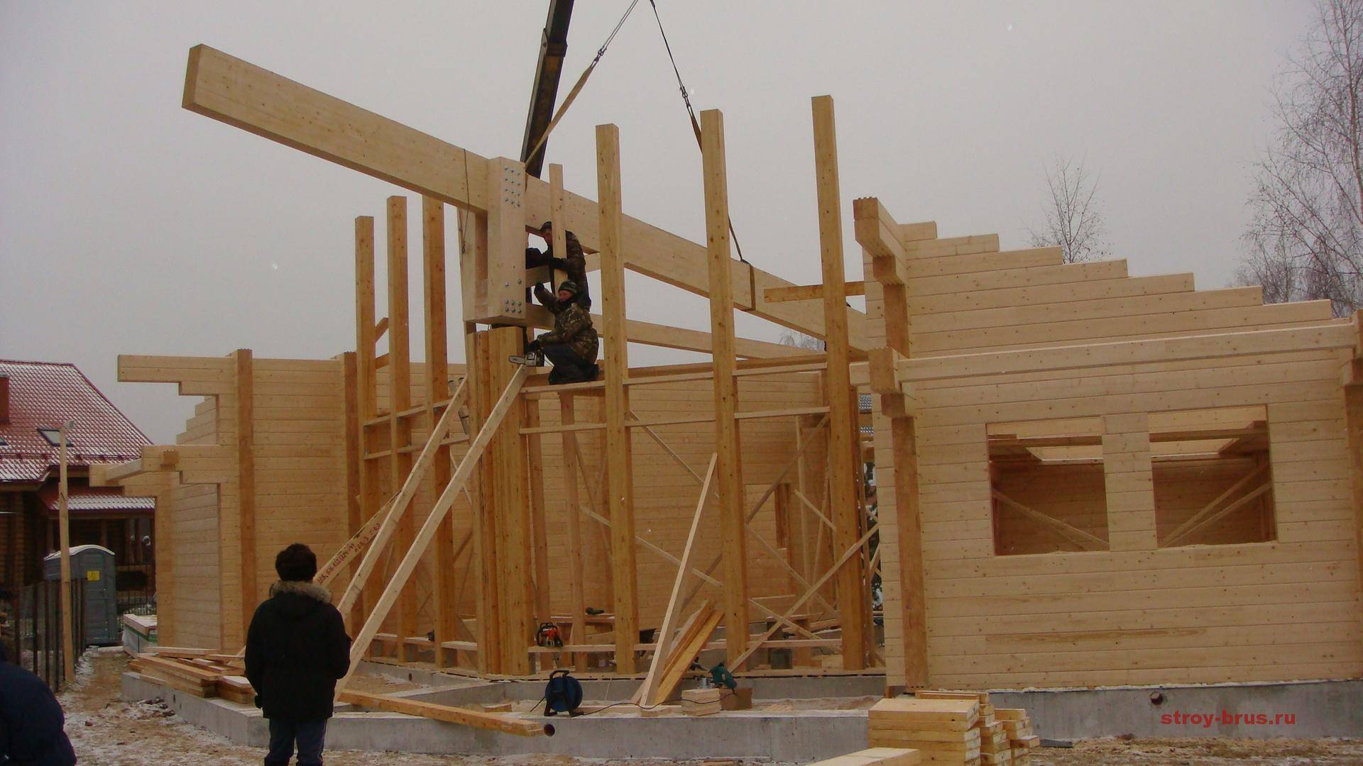 Сколько стоит построить дом из клееного бруса
