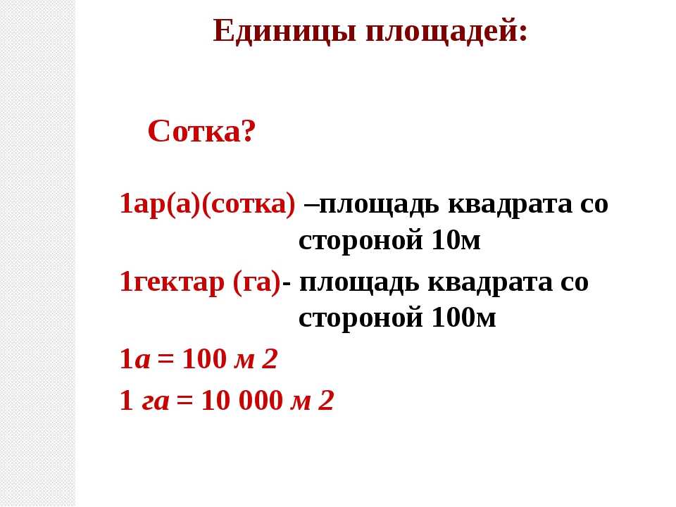 Как посчитать сотки на участке