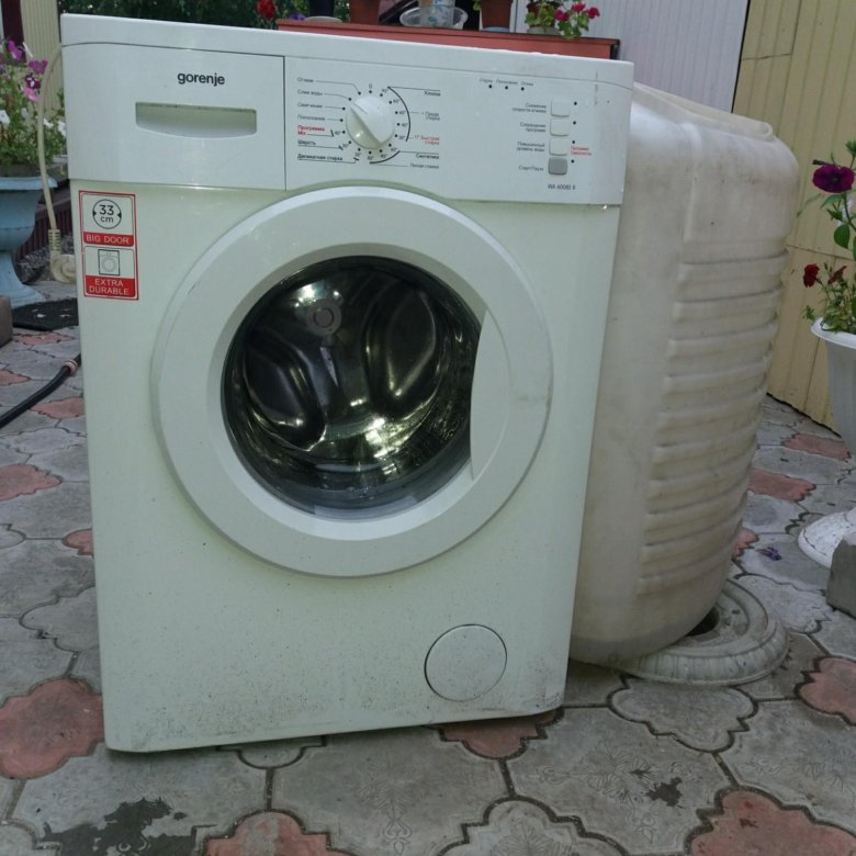 Стиральные машины с баком для воды