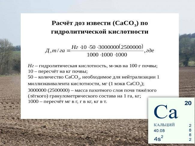 ✅ расход гашеной извести на 1 сотку земли - усадьбанатали.рф