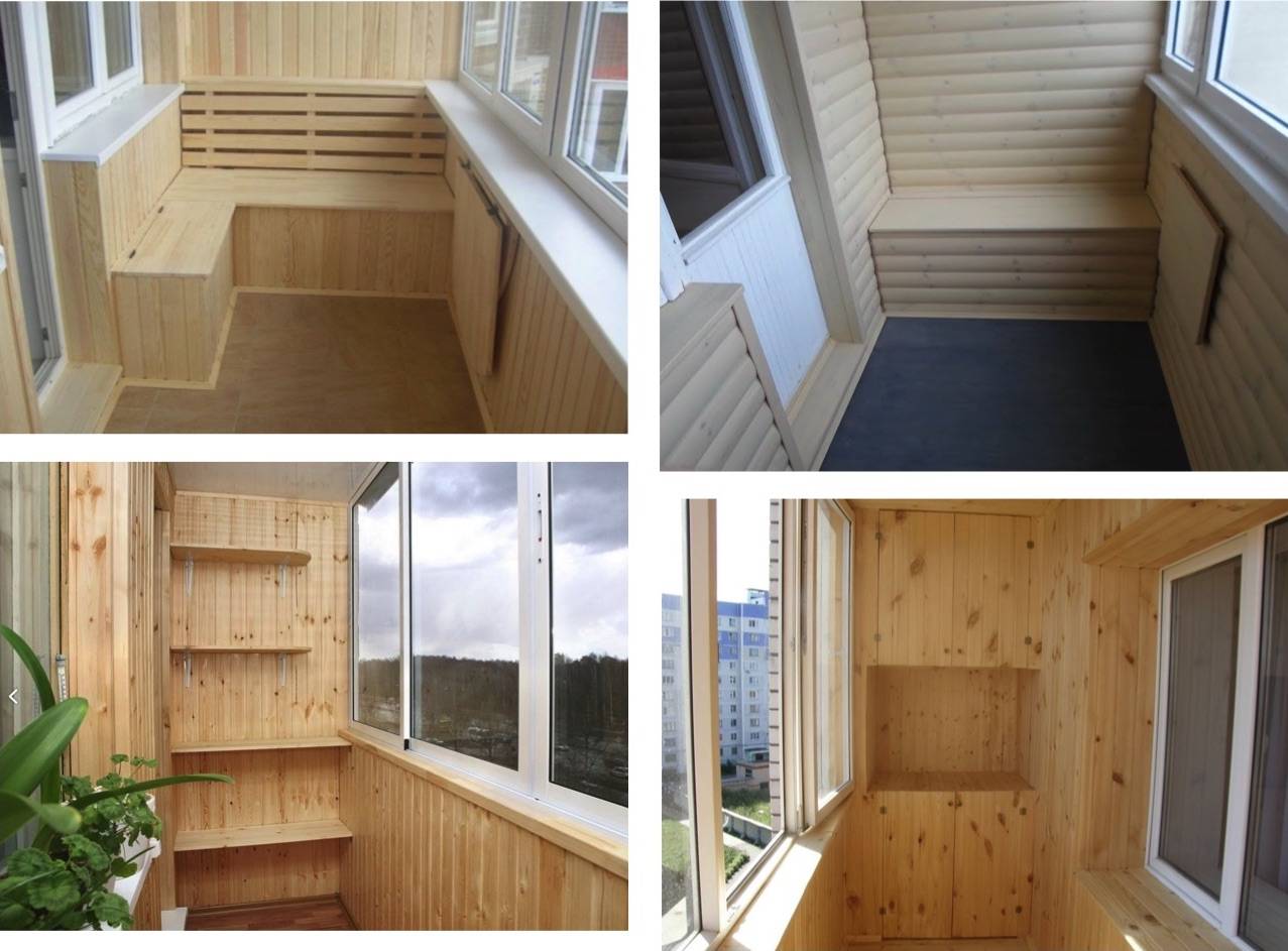 Плюсы и минусы 8 видов материала для отделки балкона внутри