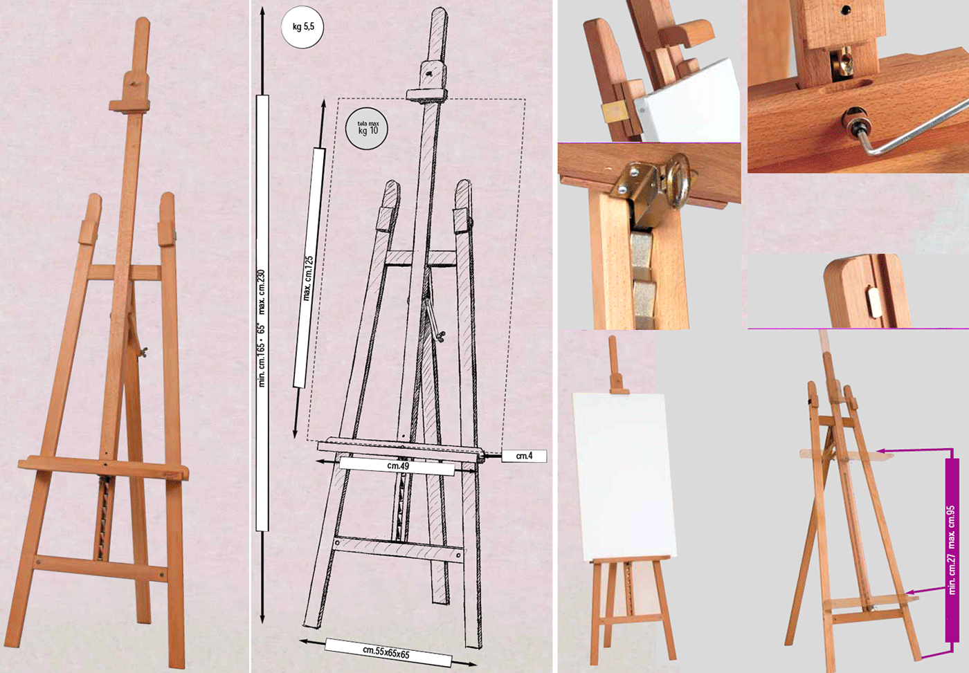 Своими руками мольберт (15 фото): как сделать самому настольный и напольный складной для рисования в домашних условиях