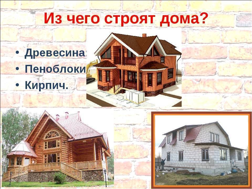 Какой лучше строить дом для постоянного проживания - обзор популярных материалов