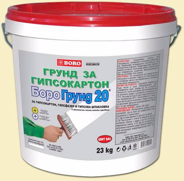 Чем грунтовать гипсокартон перед шпаклевкой