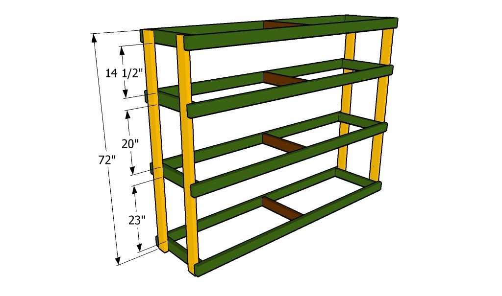 Деревянный стеллаж своими руками чертежи и схемы в гараже