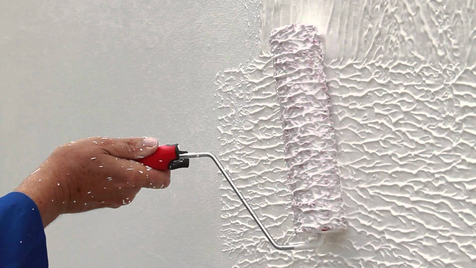 Фактурная краска для стен своими руками: виды покраски и как наносить