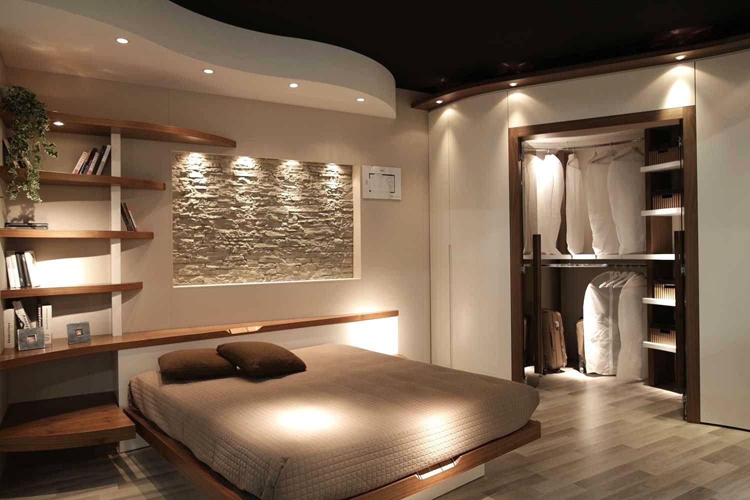 Спальня с гардеробной дизайн: различные варианты гардеробных, идеи планировок и зонирование