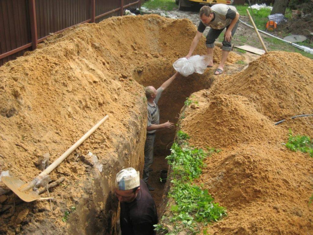 Как копать землю под фундамент дома