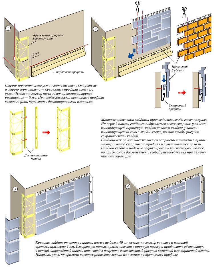 Инструкция по монтажу фасадных панелей фирмы docke (деке) для наружной отделки дома