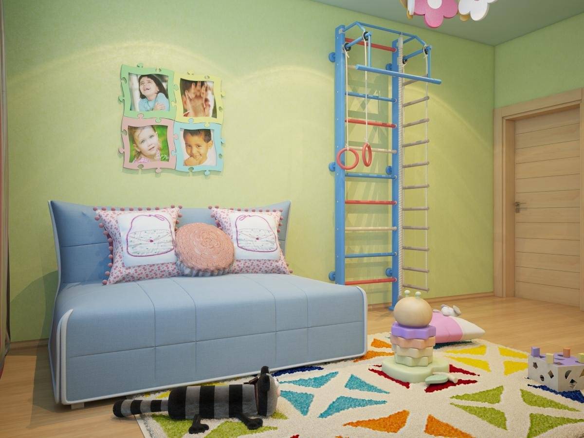 Зонирование детской комнаты (35 фото) + популярные идеи