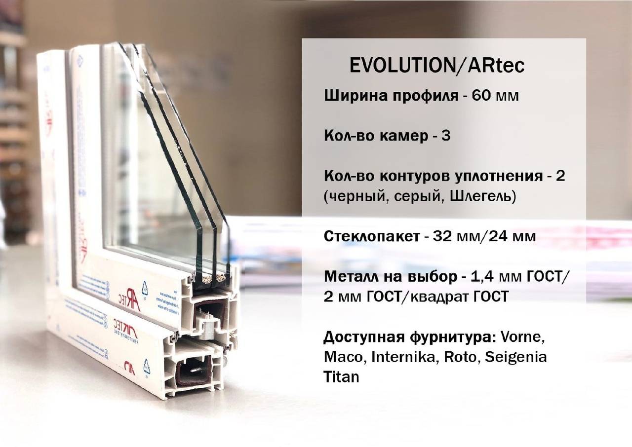 Окна и профиль Артек (Artec)