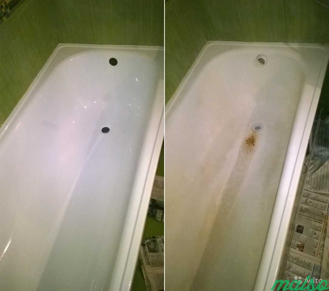 Реставрация ванны своими руками в домашних условиях эмалью и другими способами