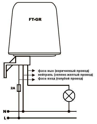 Схема фотореле для уличного освещения