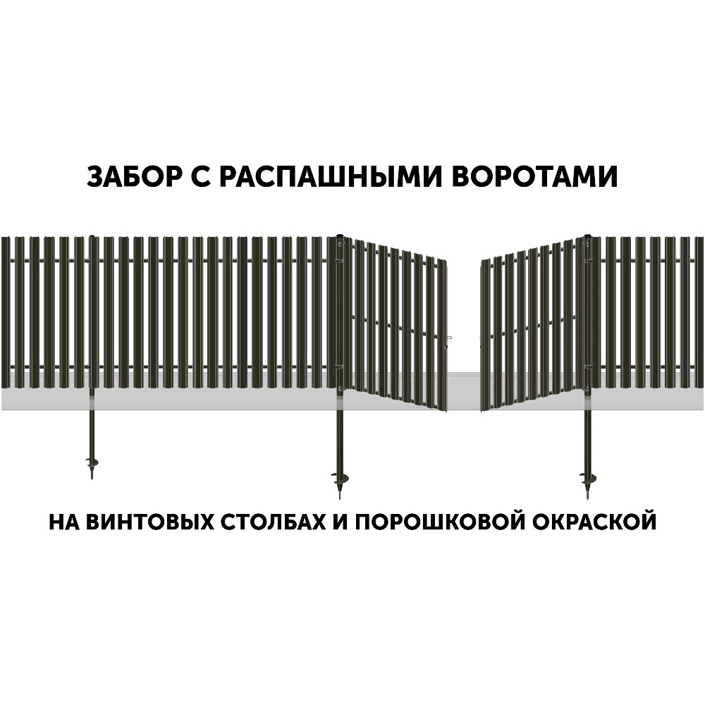 Забор из металличческого евроштакетника, установка своими руками: фото, видео