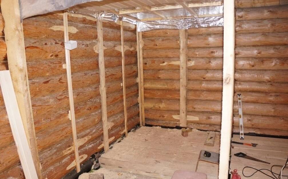 Обшивка бани вагонкой - технология работы, выбор материалов