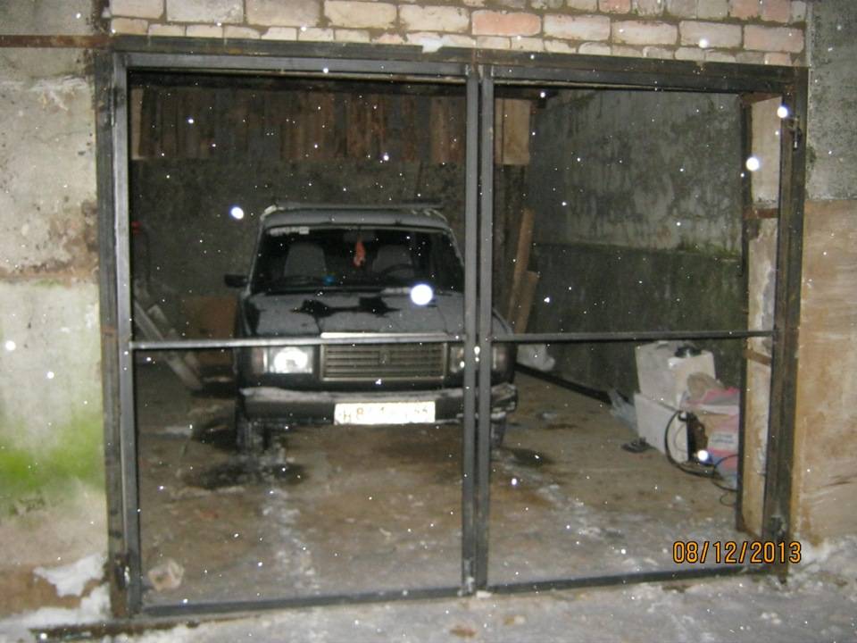 Гаражные ворота своими руками