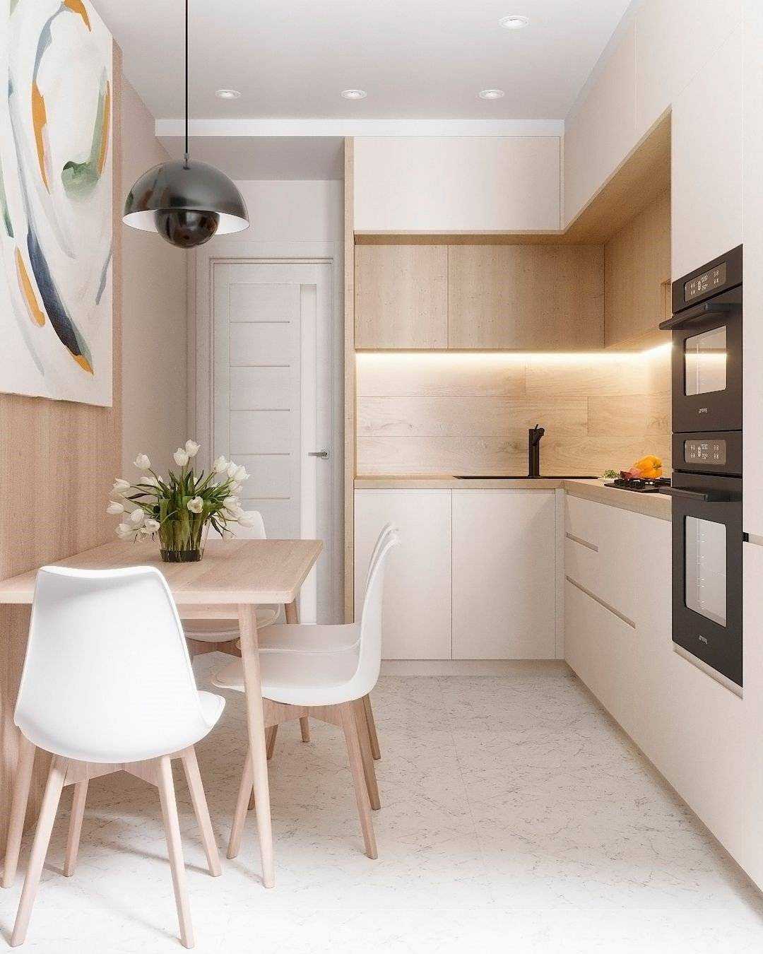 современный дизайн кухни 13 кв м